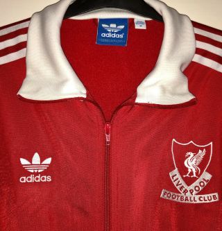 LIVERPOOL FOOTBALL TRACK TOP MEDIUM ADIDAS ORIGINALS 1987 VINTAGE RETRO SHIRT 5