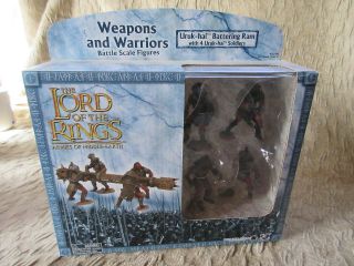 Lotr Lord Of The Rings Weapons & Warriors Uruk - Hai Battering Ram Mip