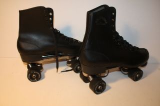 Vintage Roller Derby Skates By Roller Star Mens 12 Black EUC 5