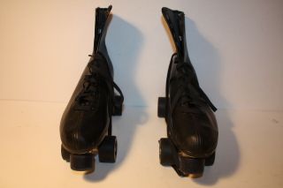 Vintage Roller Derby Skates By Roller Star Mens 12 Black EUC 6