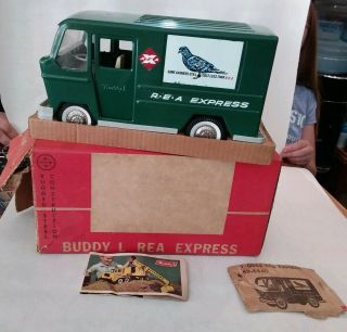 Vintage 1960`s Buddy L Rea Express Delivery Van Pressed Steel 5540