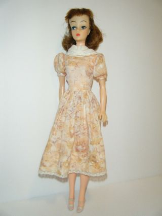 Vintage Ideal Brunette Mitzi Doll Barbie Ponytail Clone 1960 1