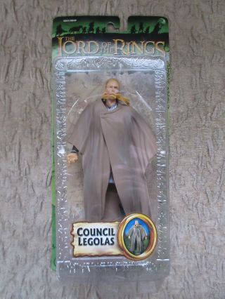 Lotr Lord Of The Rings Council Legolas Toybiz Fellowship Of The Ring