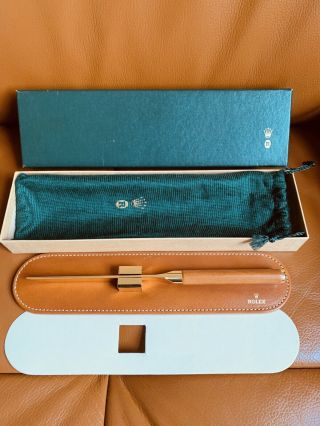 Rolex Geneva Rare Letter Opener With Box and Rolex Dust Bag 3