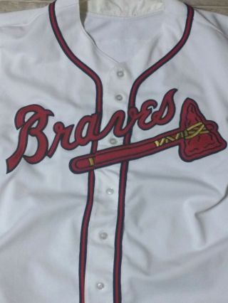 Vintage 1996 Atl Braves Jersey Worn By Clarence Jones Coach & Hitting Instructor