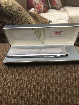 Cross Sterling Soft Tip Pen Vintage Complete