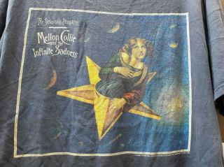 Vintage 1995 Smashing Pumpkins Mellon Collie and the Infinite Sadness T - Shirt 3