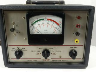Vintage Triplett Transistor Tester Model 2590