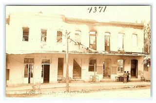 Vintage Postcard Rppc Ruined Court House Placerville California C3