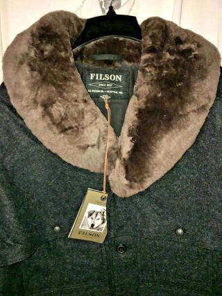 Nwt Filson Made In Usa Limited Edition Lined Wool Packer Coat M $695 Rare 1st
