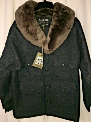 NWT FILSON MADE IN USA LIMITED EDITION LINED WOOL PACKER COAT M $695 RARE 1ST 2
