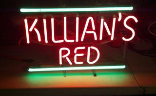 Rare Killians Irish Red Neon Sign Beer Light Pub Tavern Vintage Man Cave Bar
