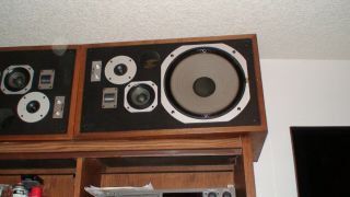 Vintage Pioneer Hpm - 100 4 - Way Floor Stereo Speakers