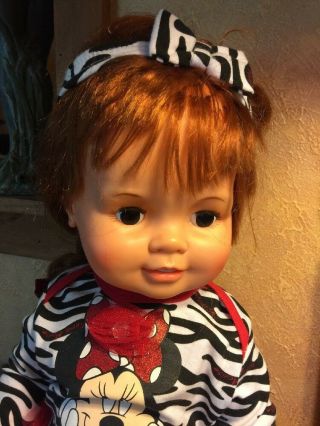 Ideal Baby Crissy Doll 1970s Large Disney Clothing Minnie Mouse Big Old 3