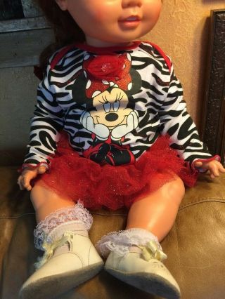 Ideal Baby Crissy Doll 1970s Large Disney Clothing Minnie Mouse Big Old 4