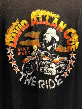 Vintage David Allan Coe T - Shirt 1990 The Ride,  Vintage Country T - Shirt,  Pantera