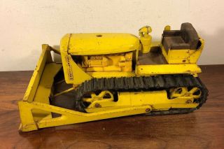 Vintage Doepke Model Toys D - 6 Bulldozer Caterpillar Pressed Steel Dozer