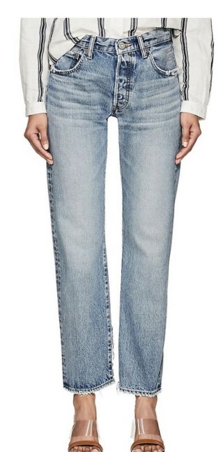 Moussy Vintage Mayer High Rise Denim Jeans Size 26 Barneys