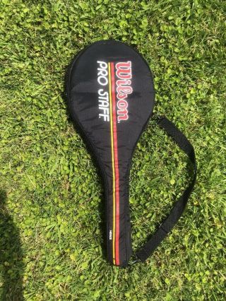 Vintage 90’s Wilson Pro Staff MidSize L4 4 1/4 PWS Graphite Kevlar Racket - BXQ 2