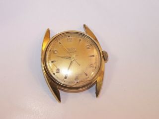 Vintage Zodiac Rotographic Swiss 17 Jewel 1150a Automatic Gold Plate & S/s Watch