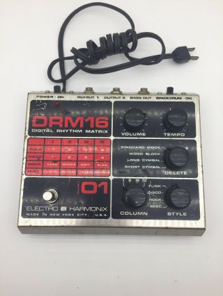 2 Hour Rare Vintage Drm16 Electro Harmonix Digital Rythym Matrix Pedal