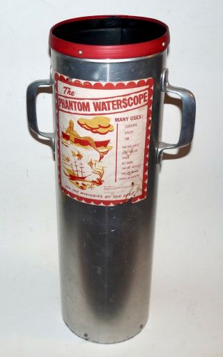 1950 Phantom Waterscope Underwater Observer Treasure Finder Rare Vintage Scuba