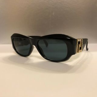 Gianni Versace Mod T75/c Col 852 Authentic Vintage Sunglasses Great Con