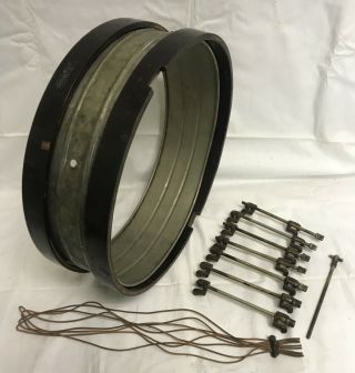 Antique Duplex Single Tension Snare Drum Parts Vintage Hardware Repair Restore