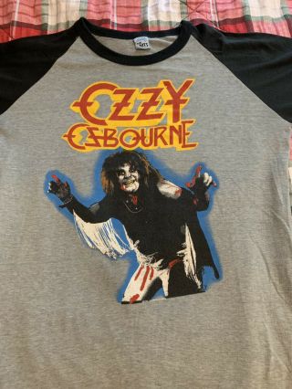 Vintage Ozzy Osbourne Shirt 1982 Metallica Kiss Guns N Roses Nirvana