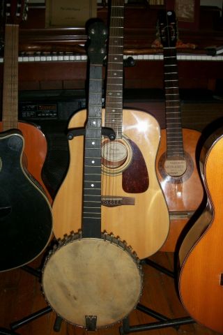 Vintage 5 String Banjo Project With Case