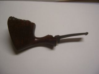 Vintage Celius Fantasy Hand Carved Freehand Smooth Brier Pipe