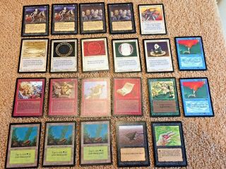 MTG Beta 22 Card Lot; Vintage Magic The Gathering; 3 Forest; Sink Hole & MORE 2