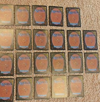 MTG Beta 22 Card Lot; Vintage Magic The Gathering; 3 Forest; Sink Hole & MORE 4