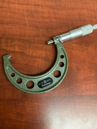 Vintage Mitutoyo 103 - 217 Outside Micrometer 2 - 3 " Machinist.  0001