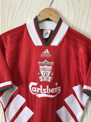 LIVERPOOL 1993 1994 1995 HOME FOOTBALL SOCCER SHIRT JERSEY VINTAGE ADIDAS 3