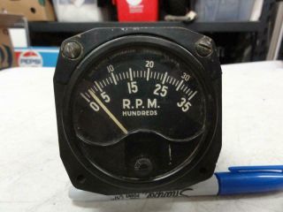 Vintage Sun D1 3500 Rpm Tachometer Tach