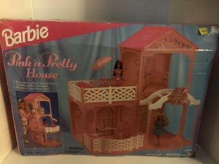Vintage 1995 Barbie Pink N Pretty House 11418