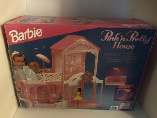 Vintage 1995 Barbie Pink N Pretty House 11418 2