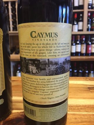 Caymus Cabernet Sauvignon 2017 Napa VINTAGE 6 BOTTLES 2