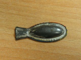 Vintage Tin Litho Fish Shaped Whistle Japan 3