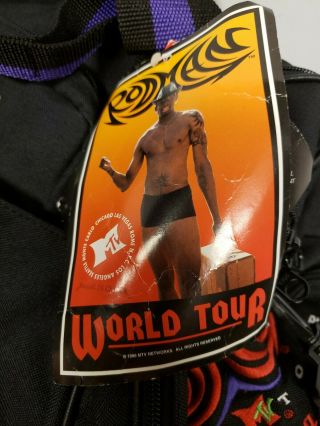 Vintage 1996 Dennis Rodman World Tour Bag With Tags - Chicago Bulls 91 3