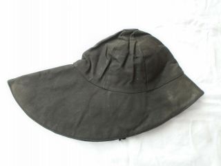 WW2 italian royal navy U - BOOT waterproof raincoat hood hat cap 4