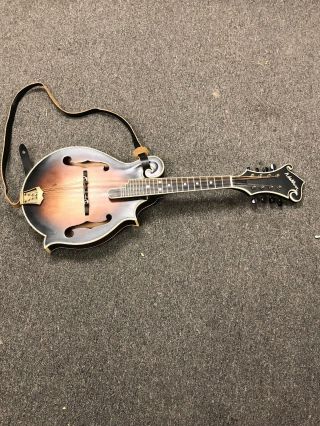 Washburn M118swk Vintage F - Style Mandolin With Case,  Distressed Matte Finish