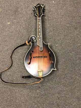 Washburn M118SWK Vintage F - Style Mandolin with Case,  Distressed Matte Finish 3