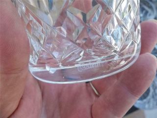 6 VTG WATERFORD CRYSTAL LISMORE 9oz OLD FASHION GLASSES TUMBLERS MINTY 3