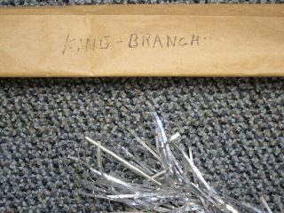 Vintage 135 Branch 7.  5 ft.  SILVER GLOW ALUMINUM CHRISTMAS TREE 1960 ' s 6