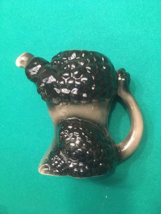 E & R Erphila Germany Vintage Black And Gray Poodle Teapot 6