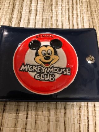 Member Mickey Mouse Club Vintage Wallet