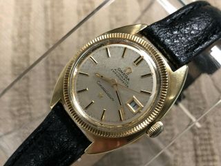 Vintage Omega Constellation Automatic Chronometer Women ' s Gold Capped Watch 5