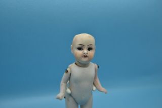 Antique Germany Porcelain Bisque Doll with Glass Eye and rare legs 3